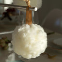 Vintage-Inspired Large Handmade Merino Wool Snowball