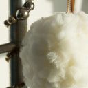 Vintage-Inspired Large Handmade Merino Wool Snowball