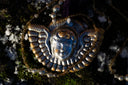 Silver_glass_angel_head_ornaments