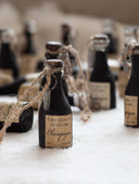 Vintage-Inspired Handmade Wooden Champagne Bottle With Label