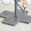Vintage-Inspired Christmas Tree in Zink with Antique Patina