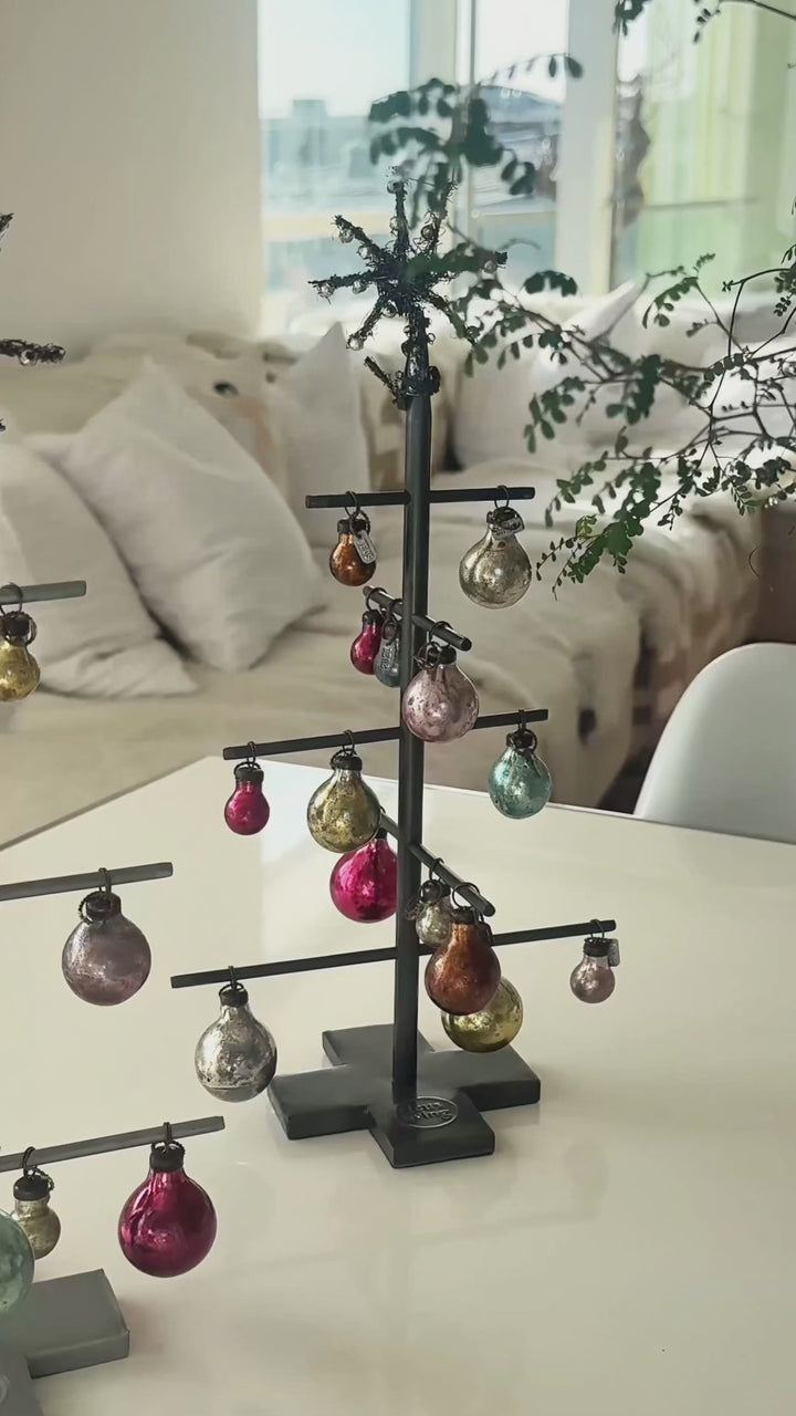 Christmas Trees in metal antique patina