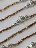Vintage-Inspired 3-Meter Glass Beaded Christmas Garland