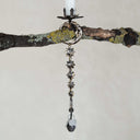Vintage-Inspired Candleholder Ornament of Moon and Stars