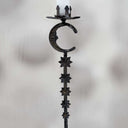 Vintage-Inspired Candleholder Ornament of Moon and Stars