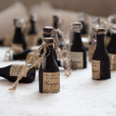Wooden Champagne Bottle With Label